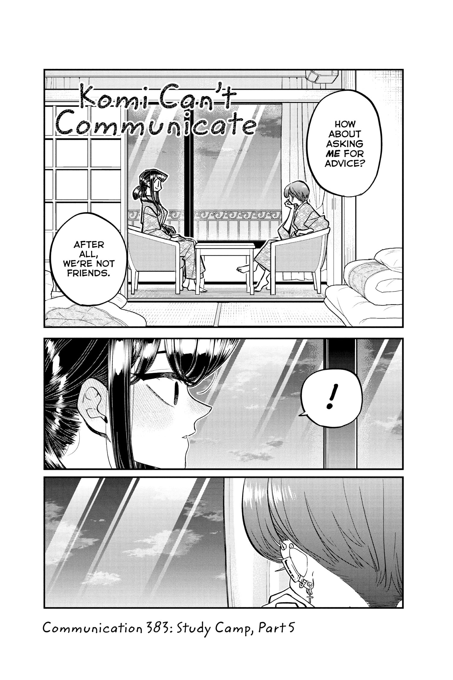 Komi Can’t Communicate, Chapter 383 image 01